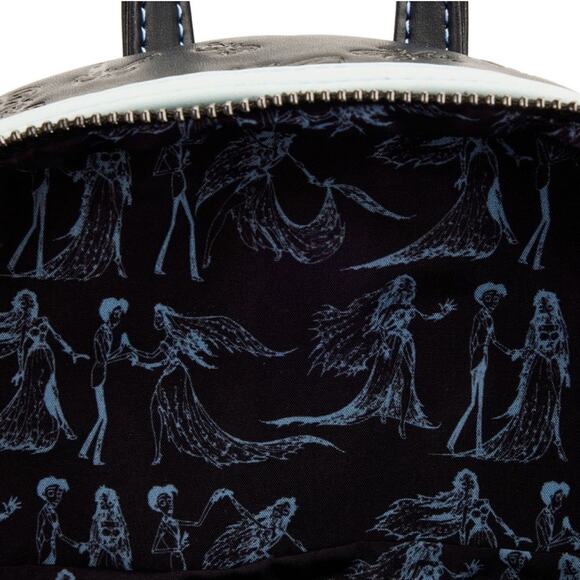 Disney Loungefly Emily Corpse Bride Bouquet Mini Backpack - Picture 7 of 7